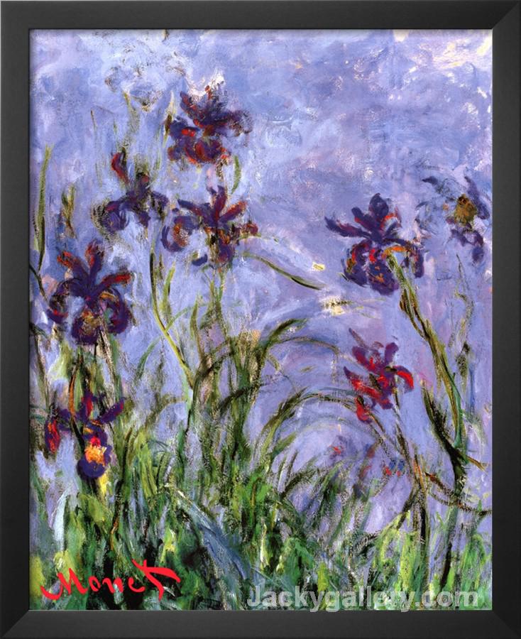 Irises II by Claude Monet paintings reproduction